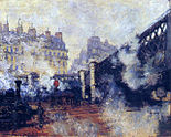 Le Pont de l'Europe, gare Saint-Lazare, Monet