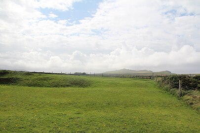 Gort na Gearradh ("field of the cuttings") & Gort na gCeann ("field of the heads"), Dún an Óir, site of the 1580 massacre.