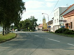 Centre of Dřevohostice