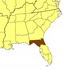 Location of the Diocese of Florida