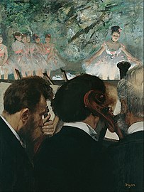 Edgar Degas – Musicians in the Orchestra [fr]