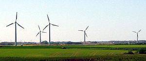 Wind turbines (Vendsyssel, Denmark, 2004)