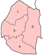 Districten van Swaziland