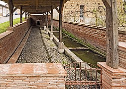 Lavoir - vue de l’intérieur.