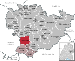 Gruibingen - Localizazion