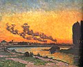 Armand Guillaumin, (1841-1927), Sunset at Ivry (Soleil couchant à Ivry)