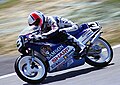 Hans Spaan su Honda nel 1989: i numeri bianchi su sfondo nero indicavano la classe 125.