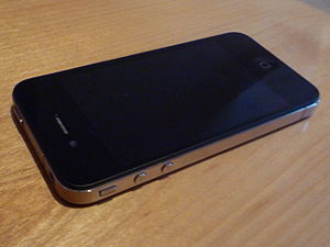 The top and sides on an iPhone 4.