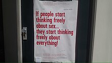 A sex positive poster in Amsterdam (2021) If people start thinking freely about sex... They start thinking freely about everything!, Amsterdam (2021) 02.jpg