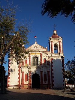 The kirk o Saunt Anne in Santa Ana del Valle