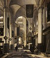 „Protestantų gotikinės bažnyčios interjeras“ (Amsterdamo valstybinis muziejus)
