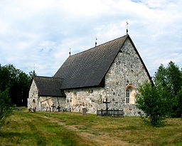 Den gamla kyrkan i Keminmaa sommaren 2003