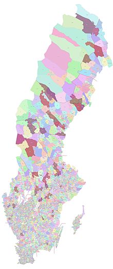 Pienoiskuva sivulle Luettelo Ruotsin piireistä