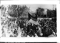 Le mouvement d'indépendance en Syrie, 1920.