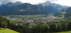 Lienz di Lembah Drava, pemandangan dari utara