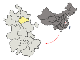 Localisation de Bengbu