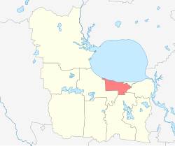 Куностьское сельское поселение на карте