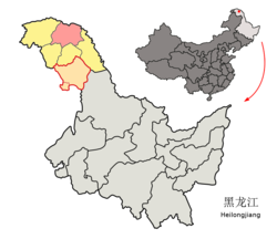 塔河縣在黑龍江省的位置