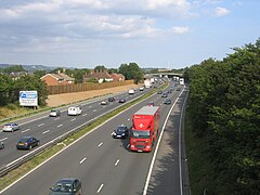 Autostrada M20, Aylesford, Kent