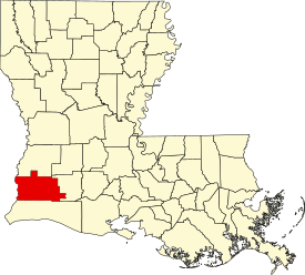 Koort vun Calcasieu Parish