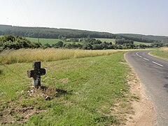 Mont-Saint-Jean, dans le nord-ouest. Paysage du Massif armoricain.