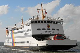 Veerboot tussen Amrum en Föhr