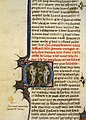 Bible Historiale, en francès, ca. 1350.[4]