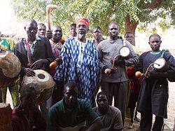 Mosipäällikkö Zomb Wobgo Nakoobo-seremoniassa Andemtengassa Burkina Fasossa.