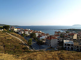 View from Neos Marmaras.