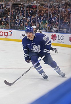 Nicolas Aube-Kubel playing with the Maple Leafs in 2022 (Quintin Soloviev).jpg