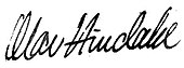 signature d'Olav Hindahl