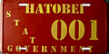 Kennzeichen des abgelegenen Staates Hatobei, 2010, Regierungsfahrzeug