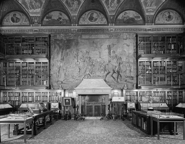 Salle principale de la Pierpont Morgan Library