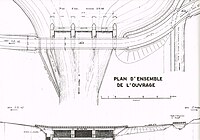 Plan d'ensemble du barrage