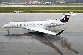 Самолет Gulfstream G650, на базе которого разработан Gulfstream G700