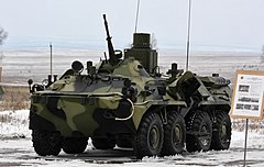 Ruský obrněný transportér BTR-80 RPM-2