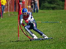 Riccardo Lorenzone im Super-Kombinations-Super-G der WM 2009