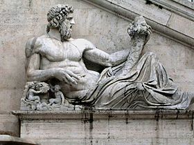 Tibérinus (statue au Campidoglio, Rome).