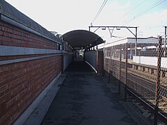 De verbinding tussen overground en de rest van het station.