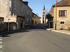 L'avenue de l'Auvergne en 2012.