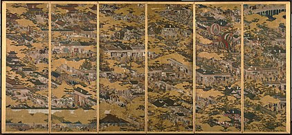 Scenes in and around Kyoto (circa 1615)