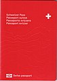 Couverture d'un passeport suisse