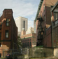 Old Post Station, Seattle Steam Company (at center)