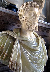 Alabaster bust of Septimius Severus at Musei Capitolini, Rome