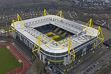 Signal Iduna Park is the biggest stadium in Germany. Signal iduna park stadium dortmund 4.jpg