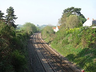 The site of Somerton station today Site of Somerton station (geograph 2483662).jpg