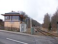 ehem. Bahnhof Neuoelsnitz mit Stellwerk 2 (2016)