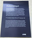 Hubertempel - Gedenktafel