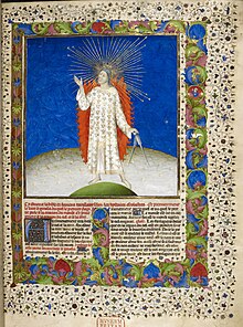 The Creation - Bible Historiale (c. 1411) The Creation - Bible Historiale (c.1411), vol.1, f.3 - BL Royal MS 19 D III.jpg