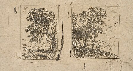 Les deux Paysages, Metropolitan Museum of Art